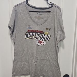 Fanatics Gray Super Bowl Champions Tee